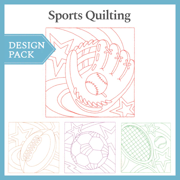 A Sports Quilting Design Pack - Image 4