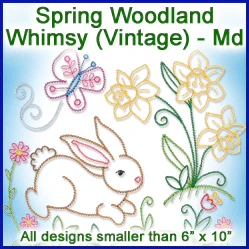 A Spring Woodland Whimsy (Vintage) Design Pack - Image 3