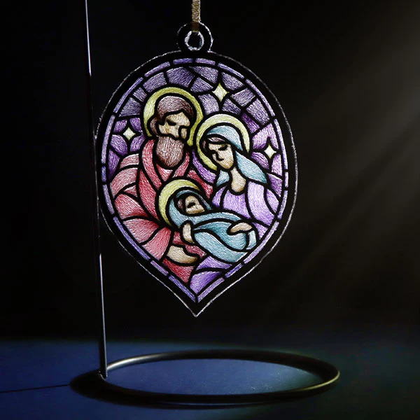 A Stained Glass Nativity Ornament Design Pack - Lg - Image 4