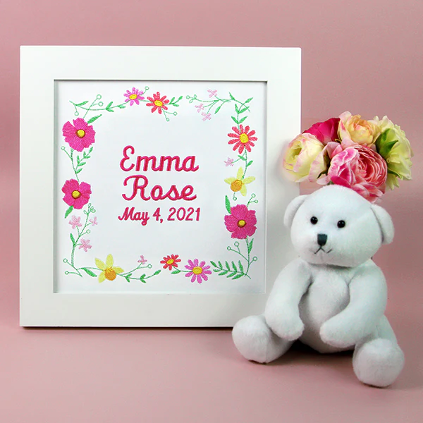 A Stitch of Blooms Square Wreath - Image 10