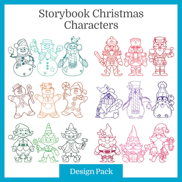 A Storybook Christmas Characters Design Pack - Image 5