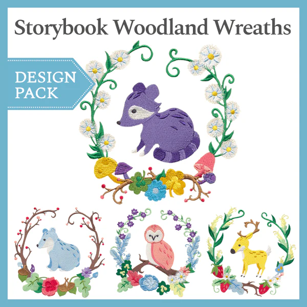 A Storybook Woodland Wreaths Design Pack - Image 3