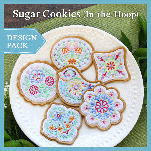 A Sugar Cookies (In-the-Hoop) Design Pack - Image 2