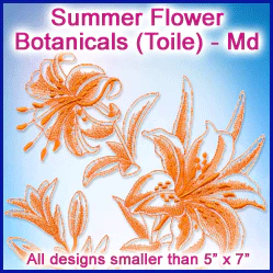 A Summer Flower Botanicals (Toile) Design Pack - Image 4
