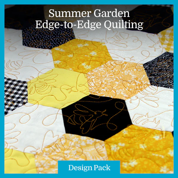 A Summer Garden (Edge-to-Edge Quilting) Design Pack - Image 2