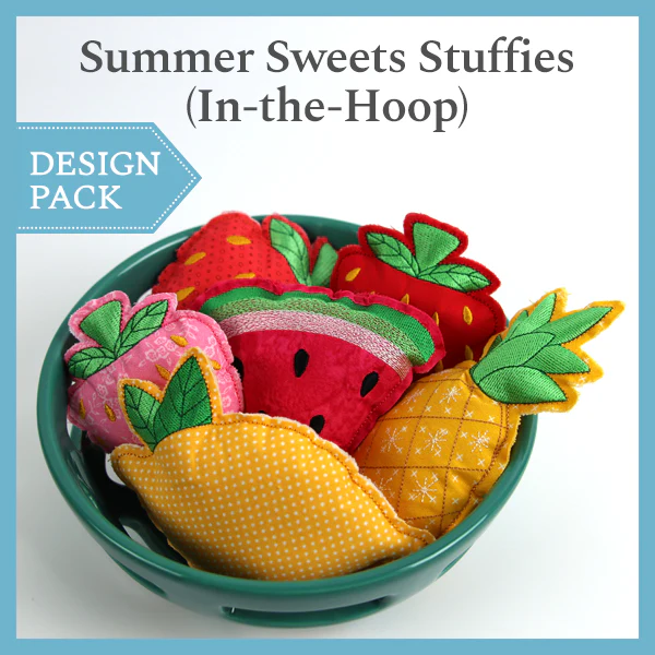 A Summer Sweets Stuffies  (In-the-Hoop) Design Pack - Image 3