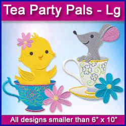 A Tea Party Pals Design Pack