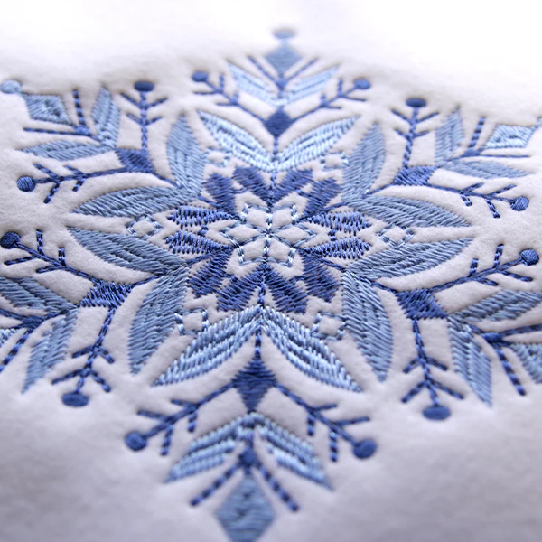 A Textured & Delicate Snowflakes Design Pack - Image 4