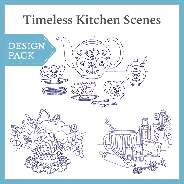 A Timeless Kitchen Scenes Design Pack - Image 4