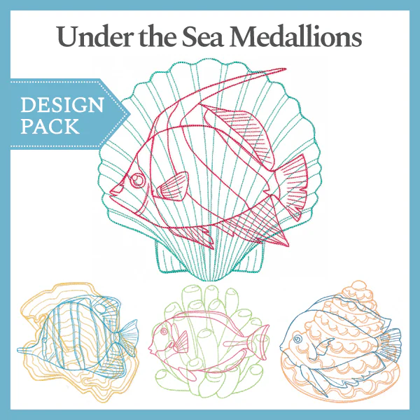 A Under the Sea Medallions Design Pack - Image 4