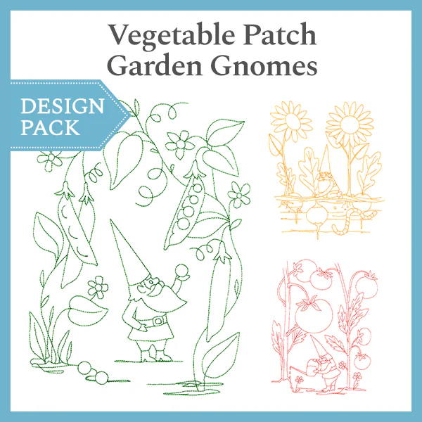 A Vegetable Patch Garden Gnomes Design Pack - Image 2