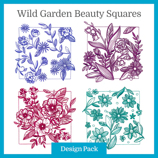 A Wild Garden Beauty Squares Design Pack - Image 3