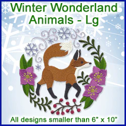 A Winter Woodland Animals Design Pack - Image 3