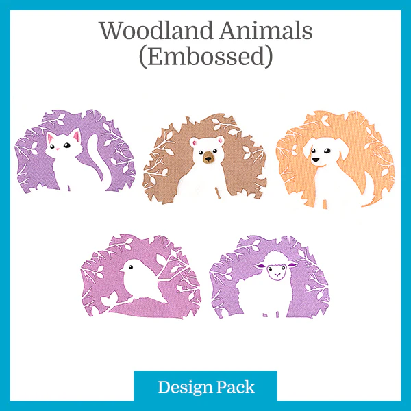 A Woodland Animals (Embossed) Design Pack - Image 7