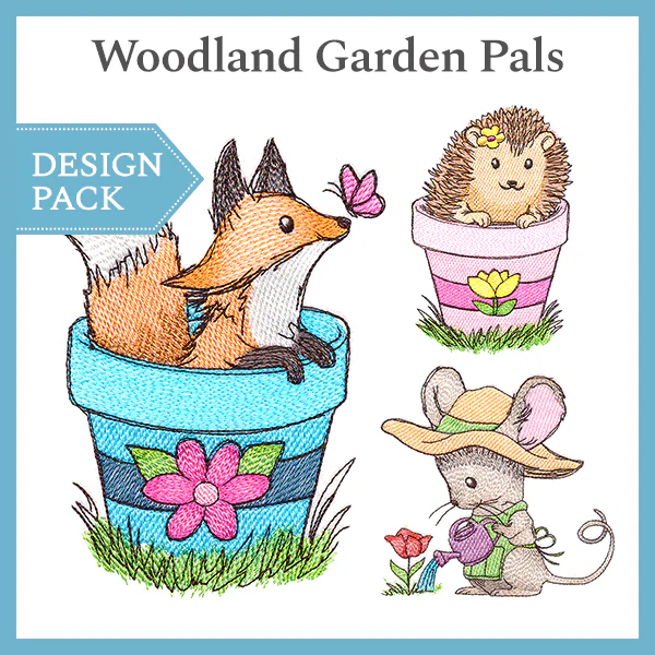 A Woodland Garden Pals Design Pack - Image 4