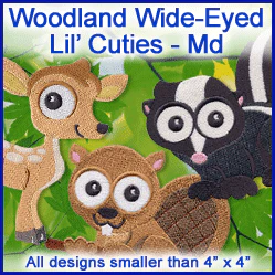 A Woodland Wide-Eyed Lil' Cuties Design Pack - Image 2