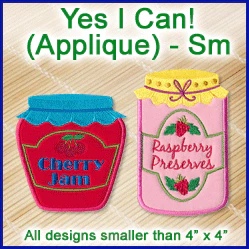 A Yes I Can! (Applique) Design Pack - Image 2