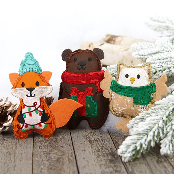Adorable Winter Owl Ornament (In-the-Hoop) - Image 6