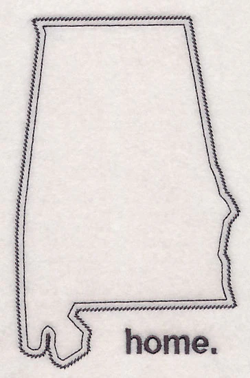 Alabama Outline (Vintage) - Image 3