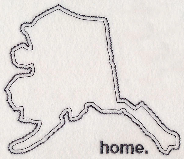Alaska Outline (Vintage)