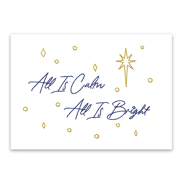 All Is Calm All Is Bright (Cardstock) - Image 3