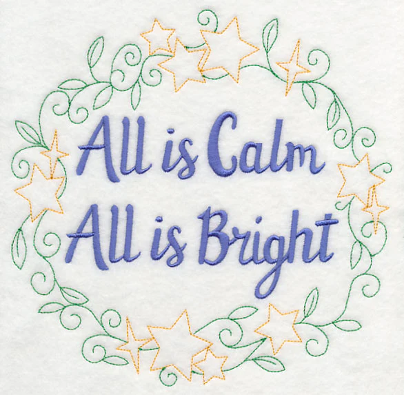 All is Calm, All is Bright Wreath - Image 6