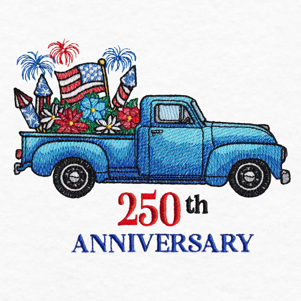 America 250th Anniversary Retro Truck - Image 4