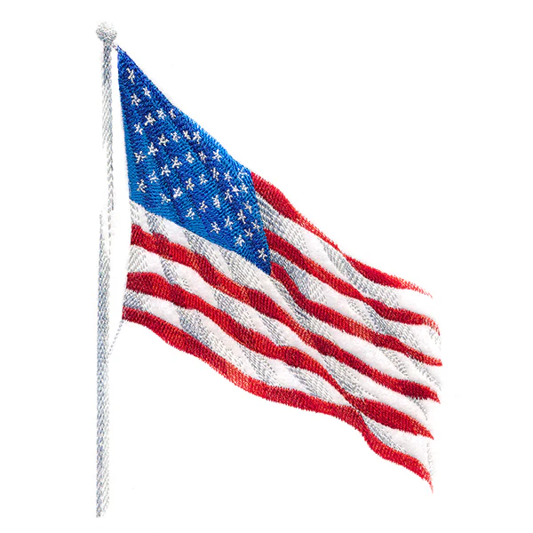 America The Beautiful Flag - Image 2