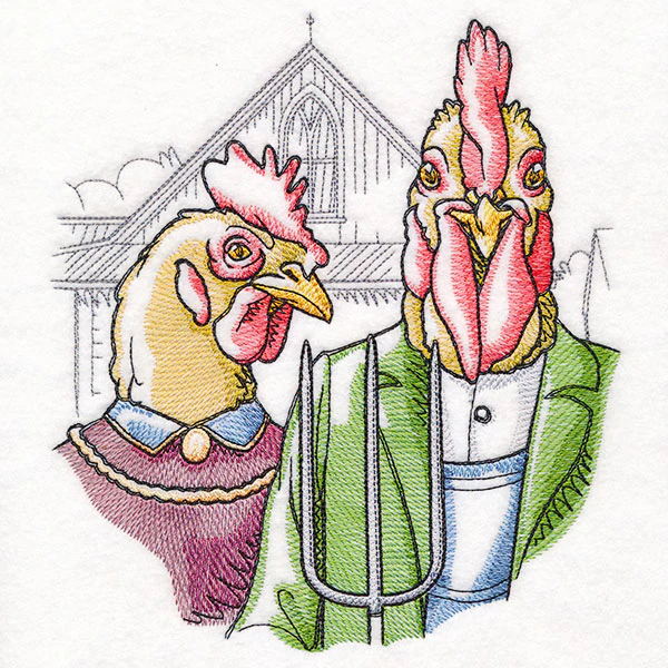 American Gothic Chickens - Image 7