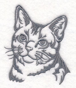 American Shorthair Cat Silhouette - Image 3