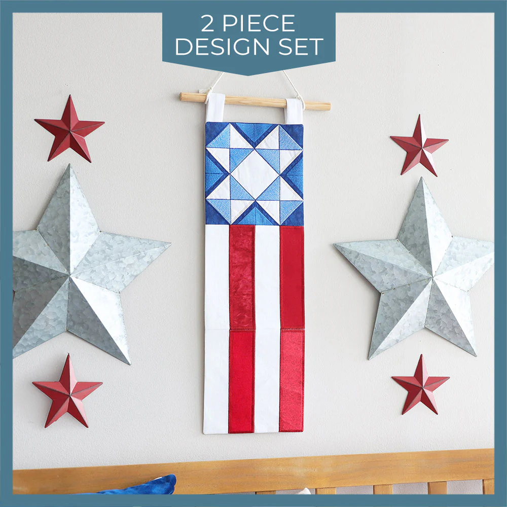 Americana Flag Panel Set (Applique) - Image 13