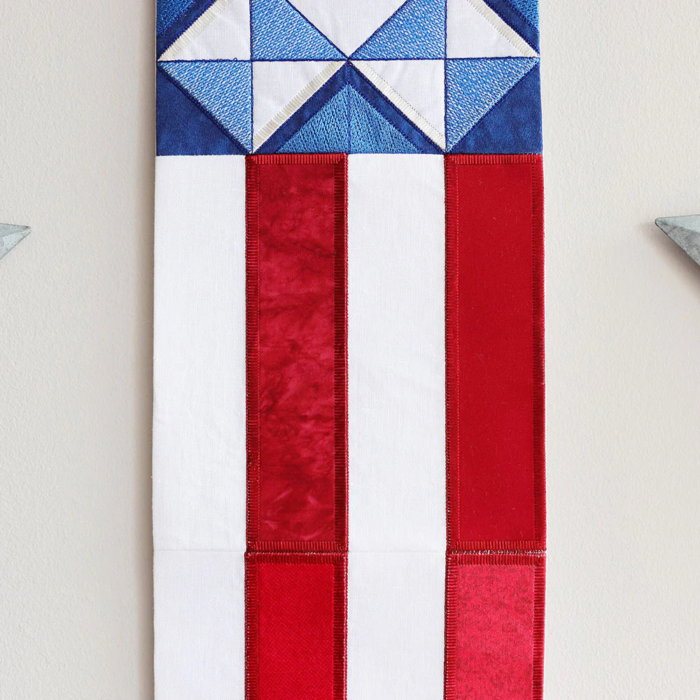 Americana Flag Panel Set (Applique) - Image 6