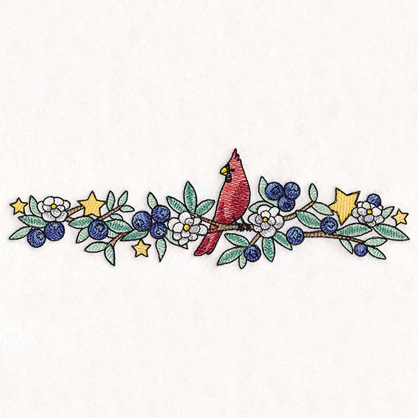Americana Floral Cardinal