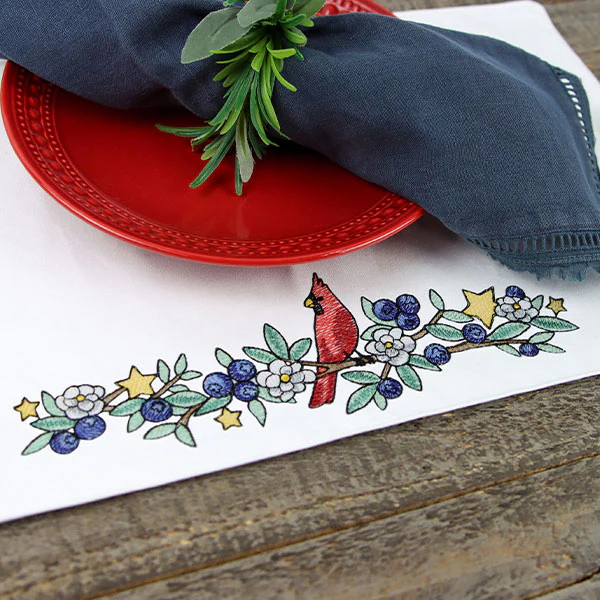 Americana Floral Cardinal - Image 8
