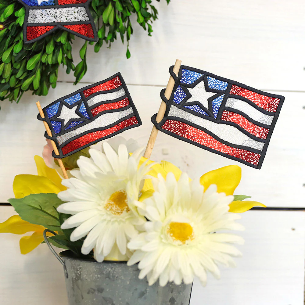 Americana Simple Flag (Lace) - Image 3