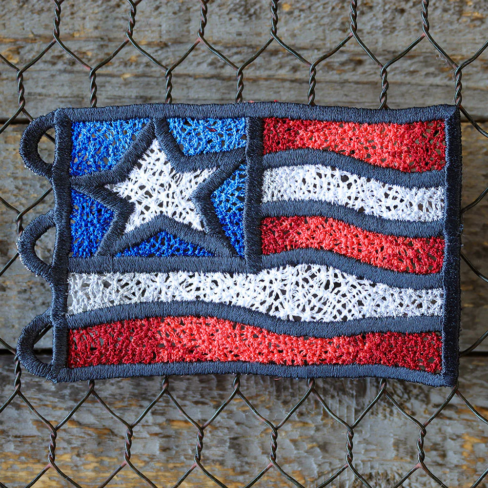 Americana Simple Flag (Lace) - Image 5
