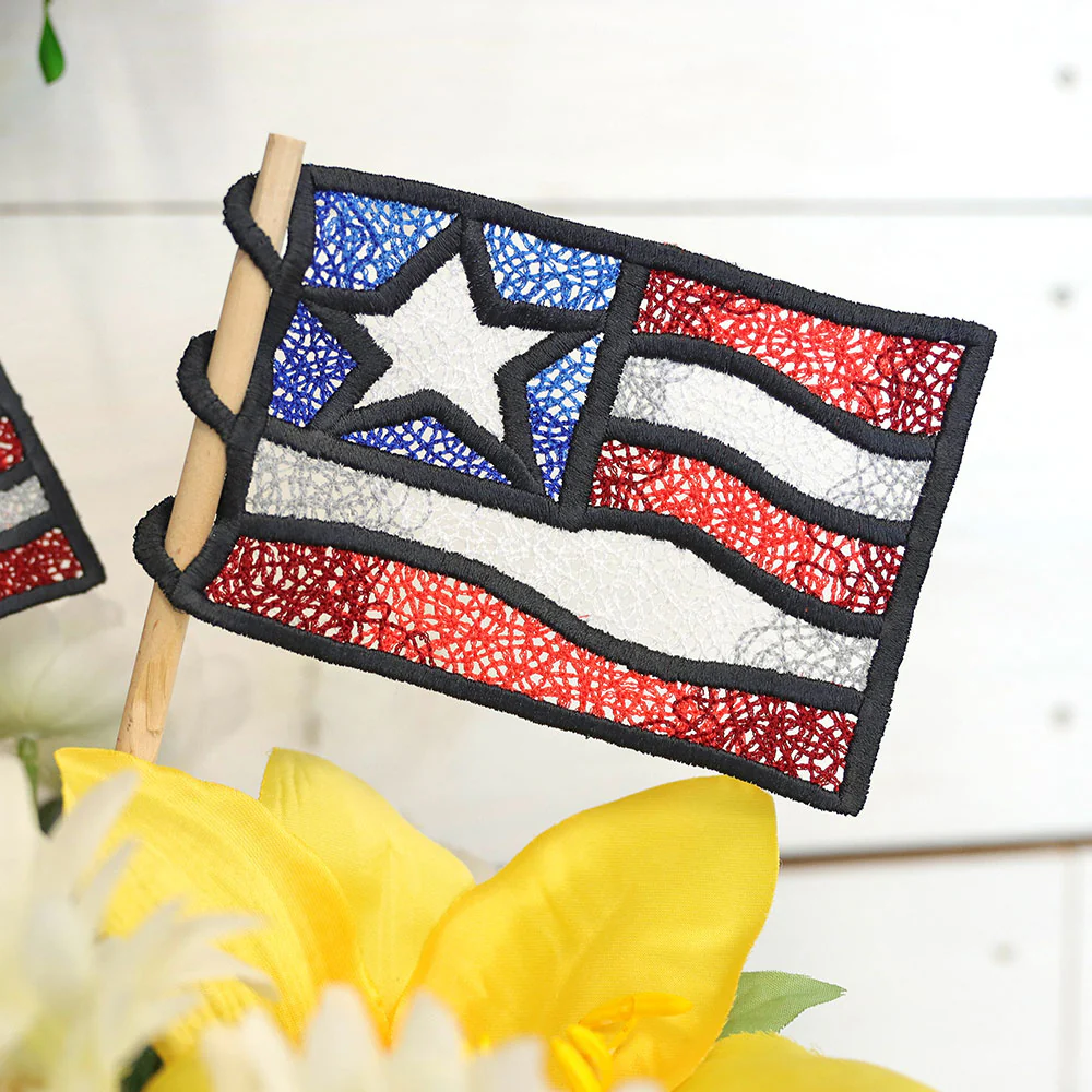 Americana Simple Flag (Lace) - Image 6