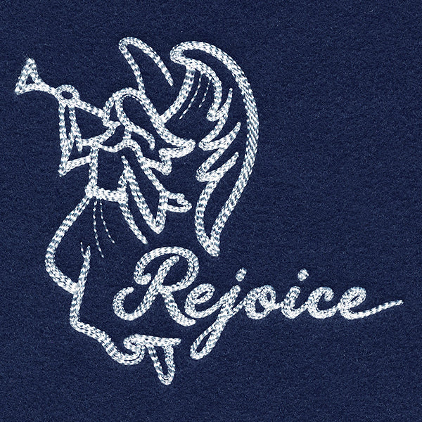 Angel with Rejoice (Whitework) - Image 3