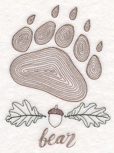 Animal Tracks - Bear (Vintage) - Image 3