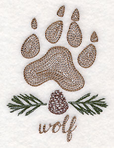Animal Tracks - Wolf (Vintage) - Image 4