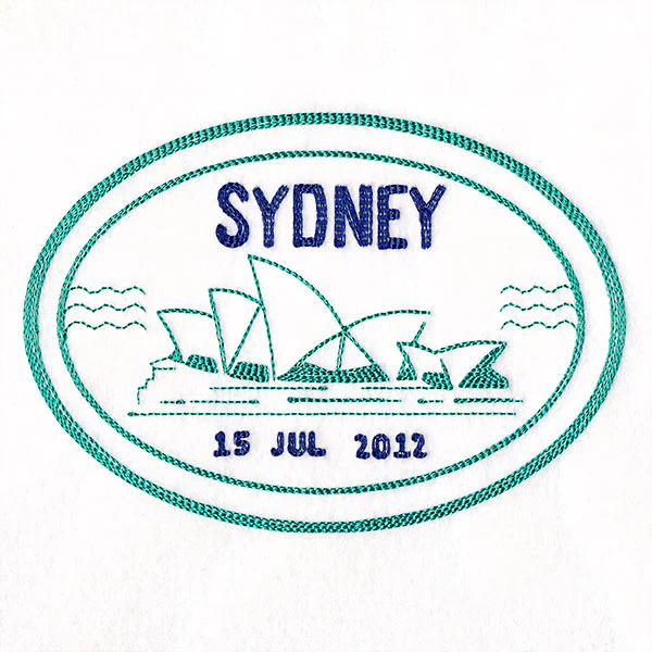 Around the World - Sydney Stamp - Image 5