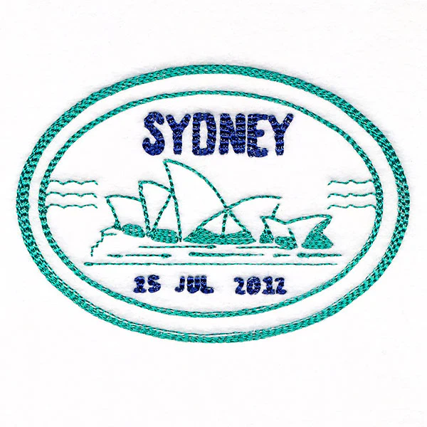 Around the World - Sydney Stamp - Image 9
