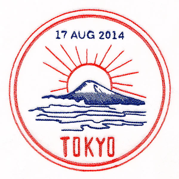 Around the World - Tokyo Stamp - Image 7