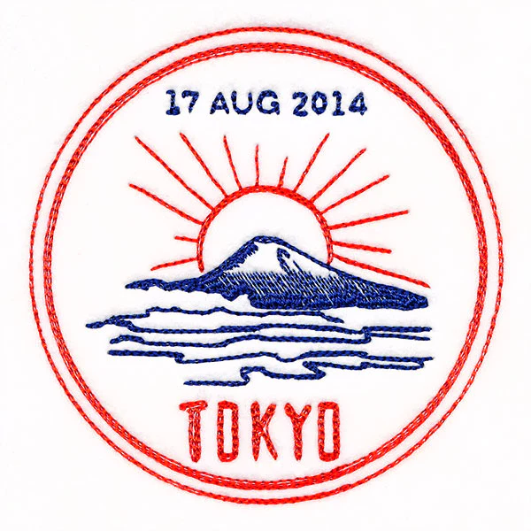 Around the World - Tokyo Stamp - Image 9
