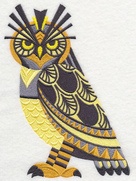 Art Deco Great Horned Owl - Image 2
