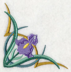 Art Deco Iris - Corner - Image 2