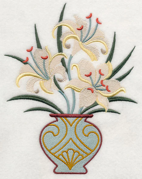 Art Deco Lily Bouquet - Image 2