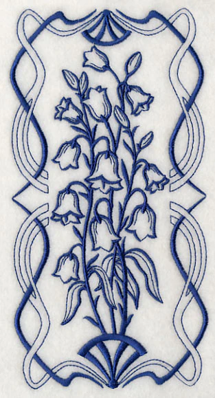 Art Nouveau Bellflower (Bluework) - Image 3