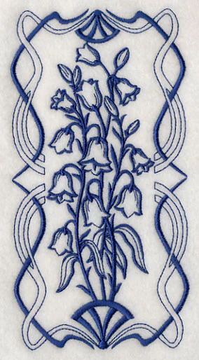 Art Nouveau Bellflower (Bluework) - Image 4