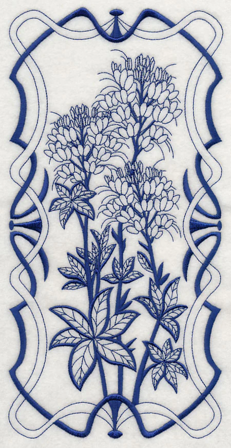 Art Nouveau Blue Spider (Bluework) - Image 5